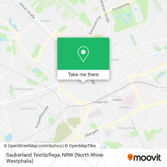 Sauberland Textilpflege map