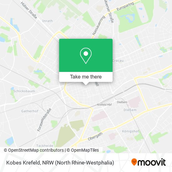 Kobes Krefeld map