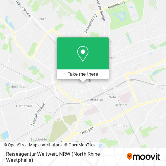 Карта Reiseagentur Weltweit