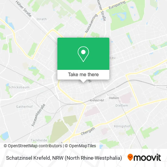 Карта Schatzinsel Krefeld