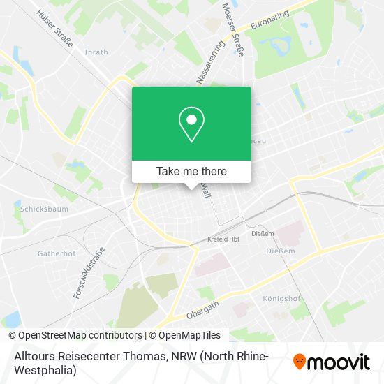 Alltours Reisecenter Thomas map