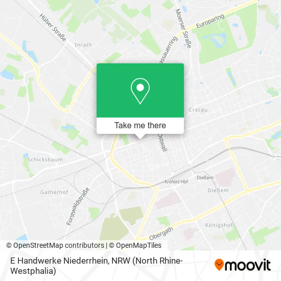 Карта E Handwerke Niederrhein