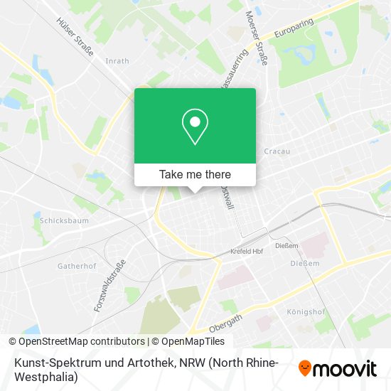 Kunst-Spektrum und Artothek map