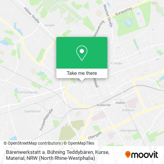 Bärenwerkstatt a. Bühning Teddybären, Kurse, Material map