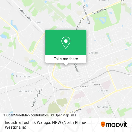 Industria Technik Waluga map