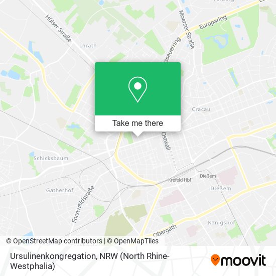 Ursulinenkongregation map
