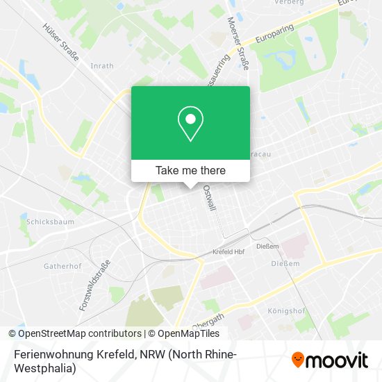Ferienwohnung Krefeld map