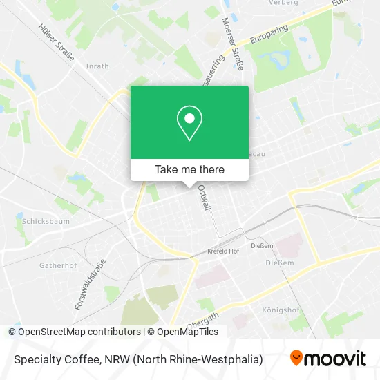 Карта Specialty Coffee