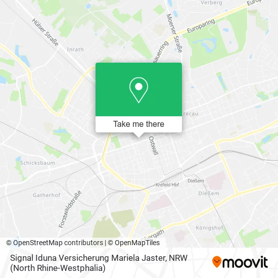Карта Signal Iduna Versicherung Mariela Jaster