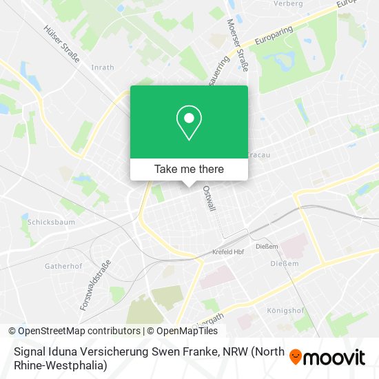 Signal Iduna Versicherung Swen Franke map