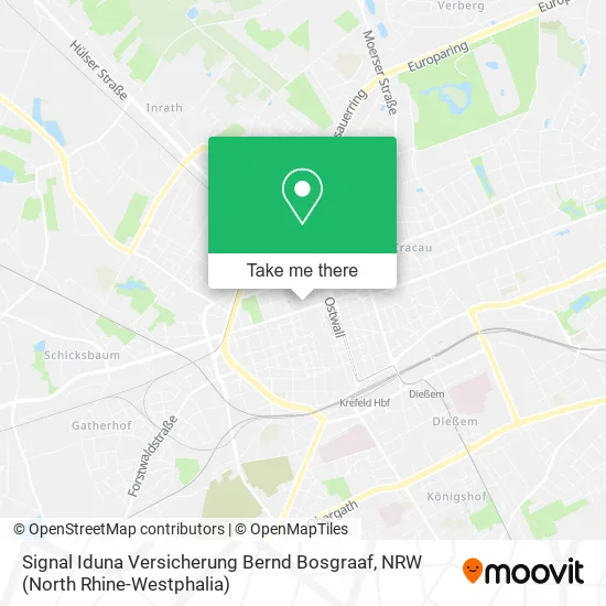 Карта Signal Iduna Versicherung Bernd Bosgraaf