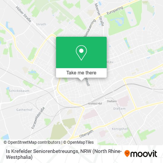 Is Krefelder Seniorenbetreuungs map