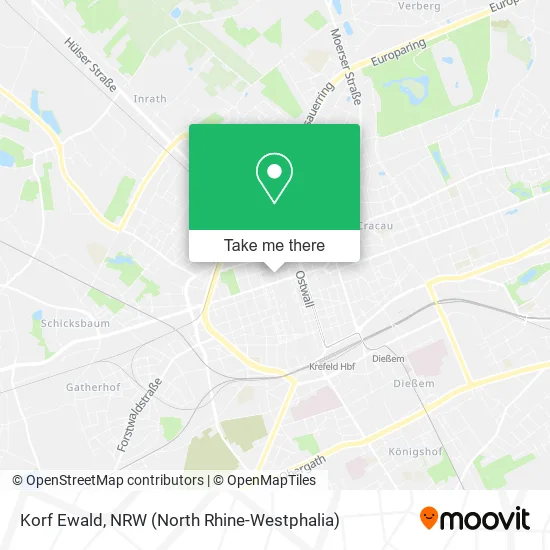 Карта Korf Ewald