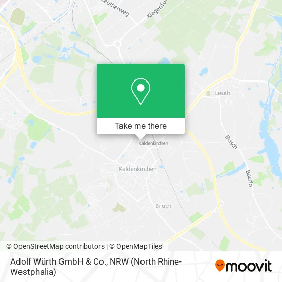 Adolf Würth GmbH & Co. map