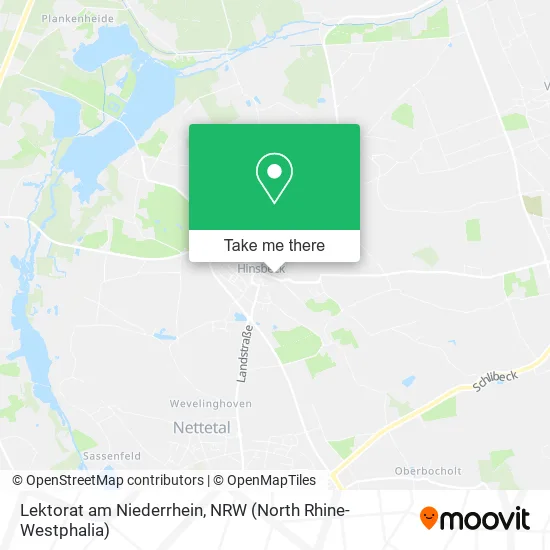Карта Lektorat am Niederrhein