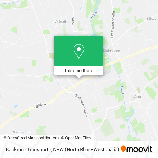 Карта Baukrane Transporte