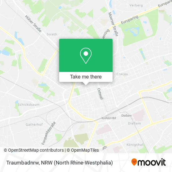 Карта Traumbadnrw