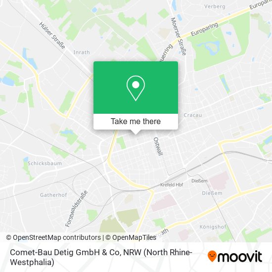 Карта Comet-Bau Detig GmbH & Co