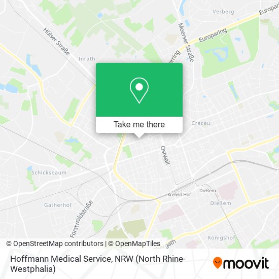 Hoffmann Medical Service map