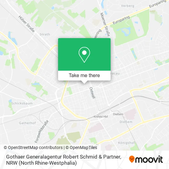 Карта Gothaer Generalagentur Robert Schmid & Partner