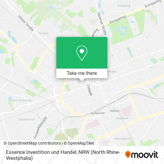 Карта Essence Investition und Handel