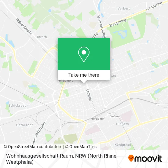 Карта Wohnhausgesellschaft Raum