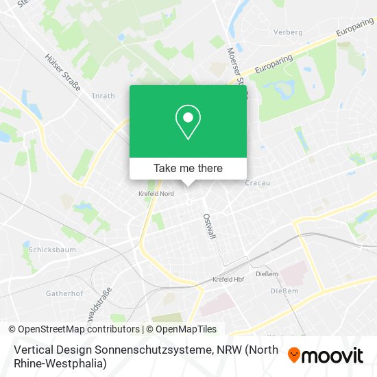 Vertical Design Sonnenschutzsysteme map