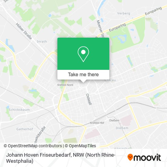 Johann Hoven Friseurbedarf map