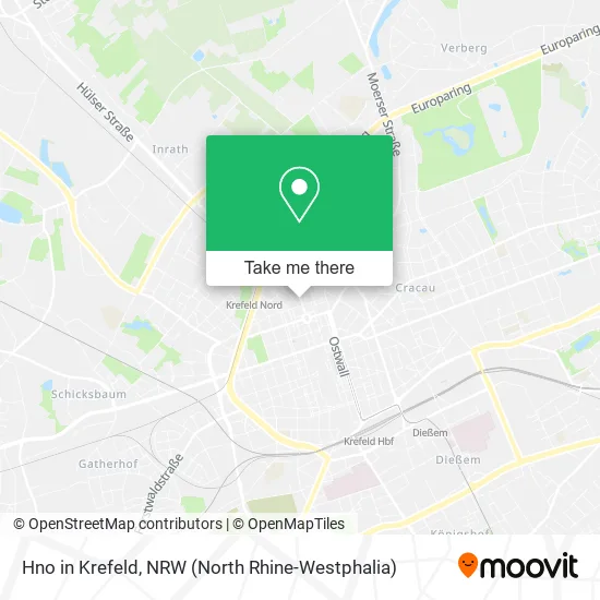 Карта Hno in Krefeld