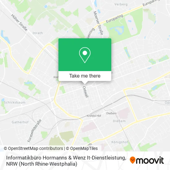 Карта Informatikbüro Hormanns & Wenz It-Dienstleistung