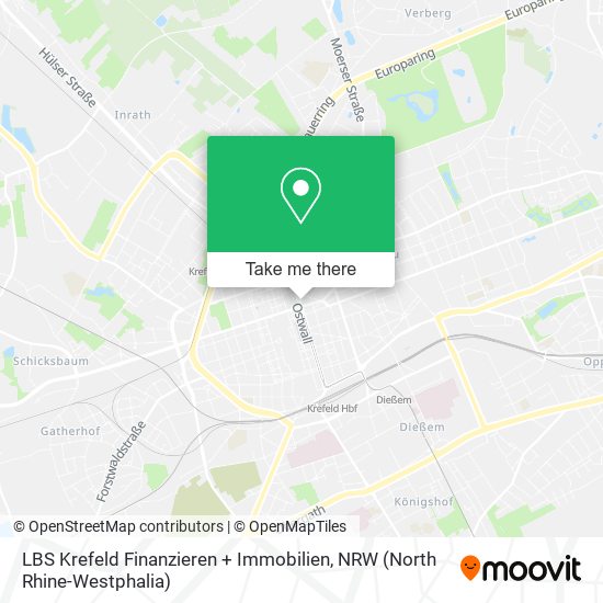 LBS Krefeld Finanzieren + Immobilien map