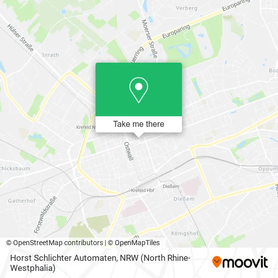 Карта Horst Schlichter Automaten