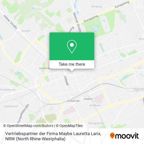 Vertriebspartner der Firma Maybe Lauretta Larix map