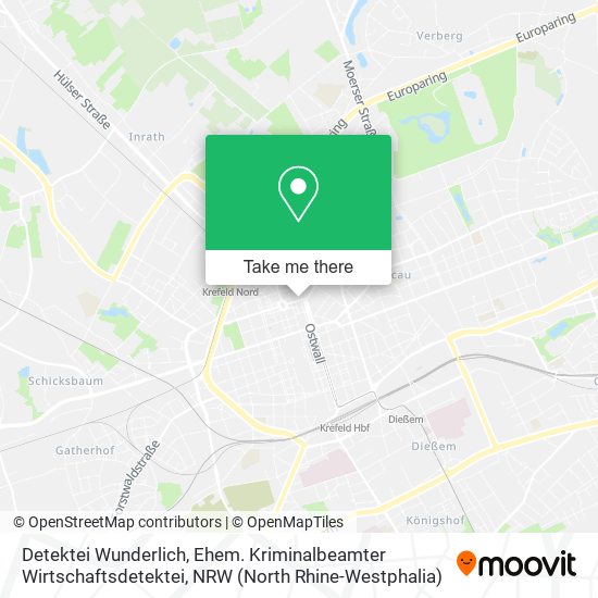Detektei Wunderlich, Ehem. Kriminalbeamter Wirtschaftsdetektei map