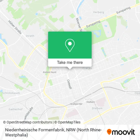 Карта Niederrheinische Formenfabrik