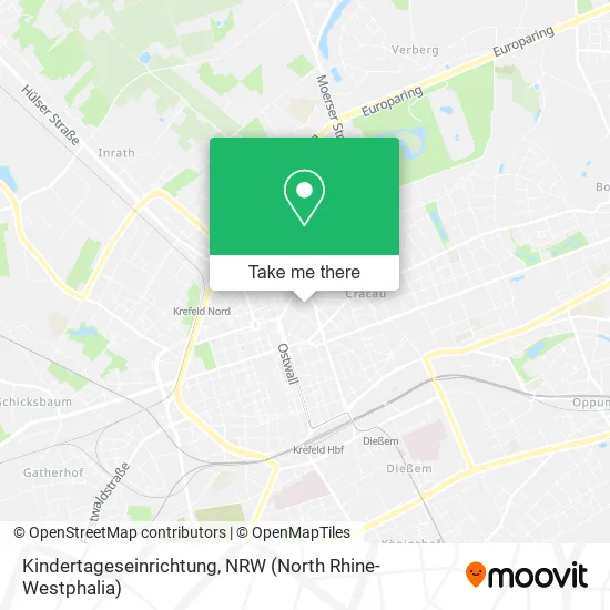 Карта Kindertageseinrichtung