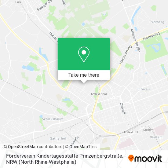Förderverein Kindertagesstätte Prinzenbergstraße map