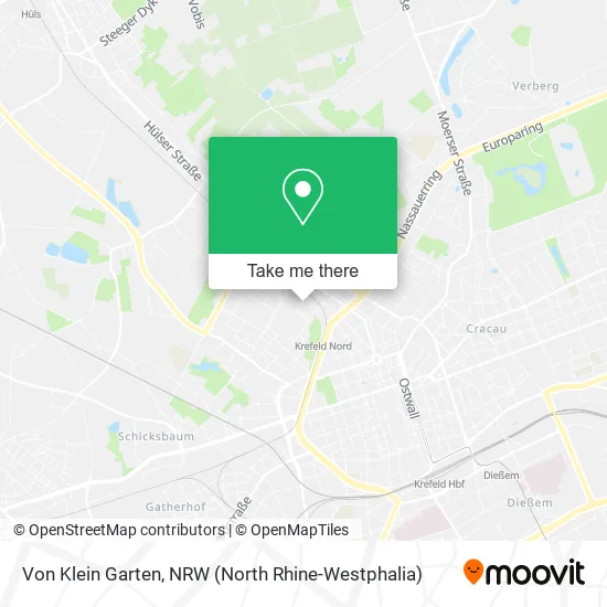 Von Klein Garten map