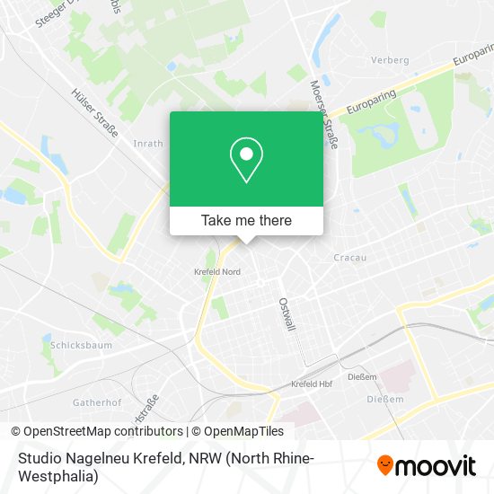 Studio Nagelneu Krefeld map