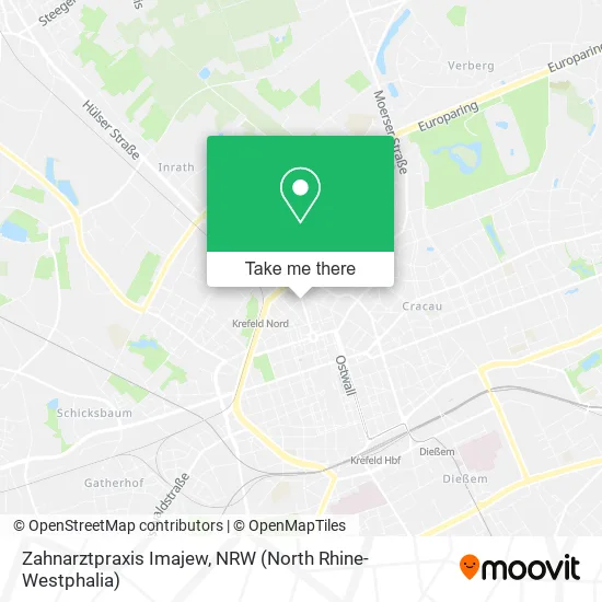 Карта Zahnarztpraxis Imajew