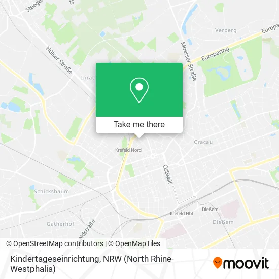 Карта Kindertageseinrichtung