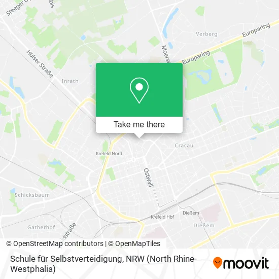 Карта Schule für Selbstverteidigung
