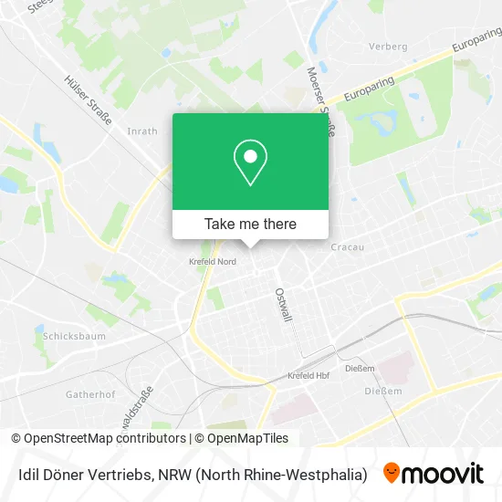 Карта Idil Döner Vertriebs