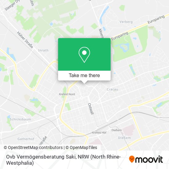 Ovb Vermögensberatung Saki map
