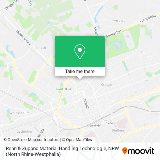Rehn & Zupanc Material Handling Technologie map