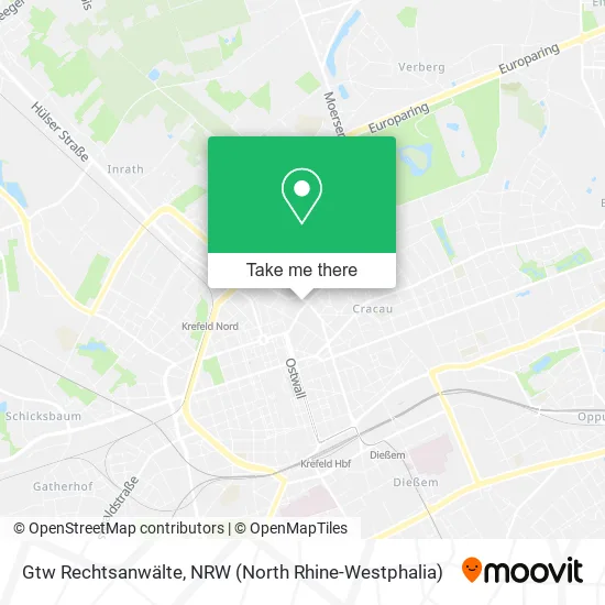 Карта Gtw Rechtsanwälte