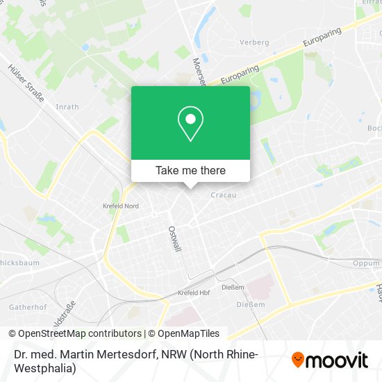 Dr. med. Martin Mertesdorf map