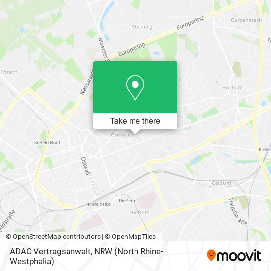 Карта ADAC Vertragsanwalt