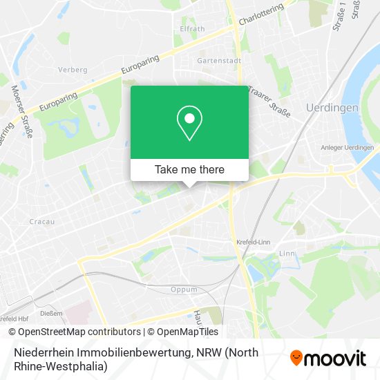 Niederrhein Immobilienbewertung map
