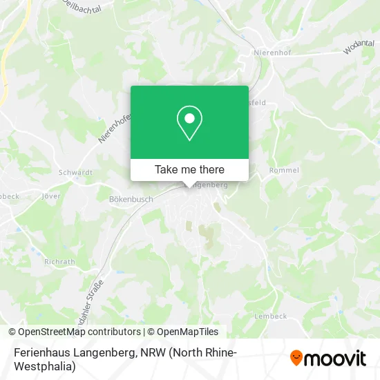 Ferienhaus Langenberg map